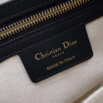 Christian Dior Medium D-Vibe Bowling Bag Dark Blue